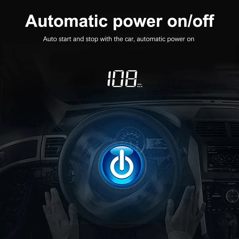 Smart Heads-Up Speed Display for Vehicles