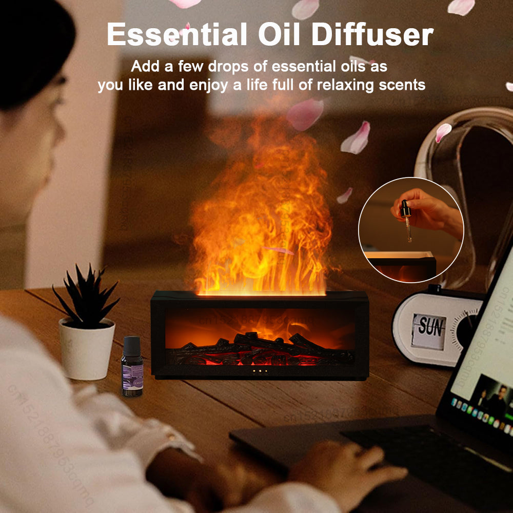 AromaGlow Mist and Flame Humidifier