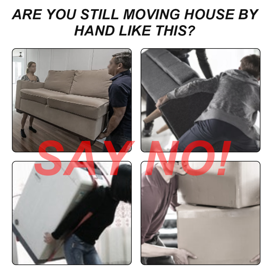 Effortless Furniture Movers and Lifters Kit