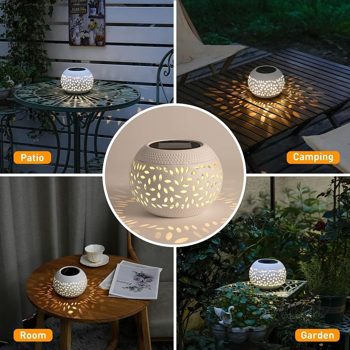 EcoBright – Solar Motion-Activated Outdoor Table Lamp