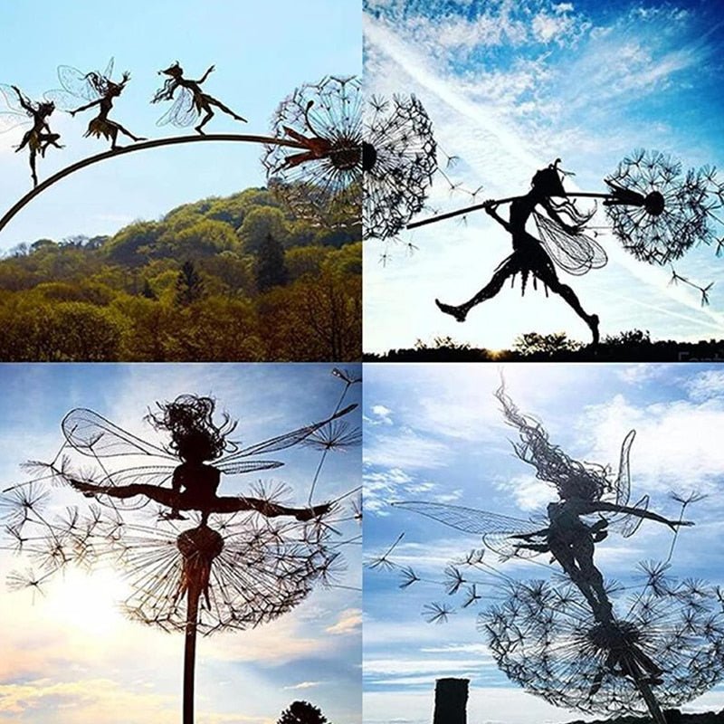 Enchanting Fairy Garden Sculpture – Durable Outdoor Accent