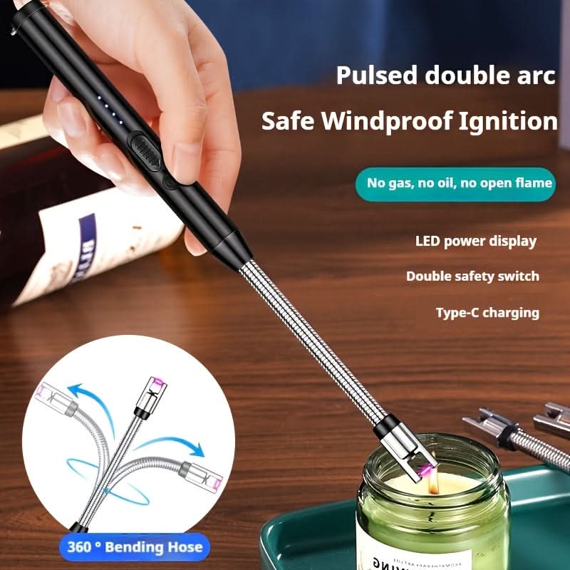 FlameGuard – Compact Windproof Lighter for Outdoor Use