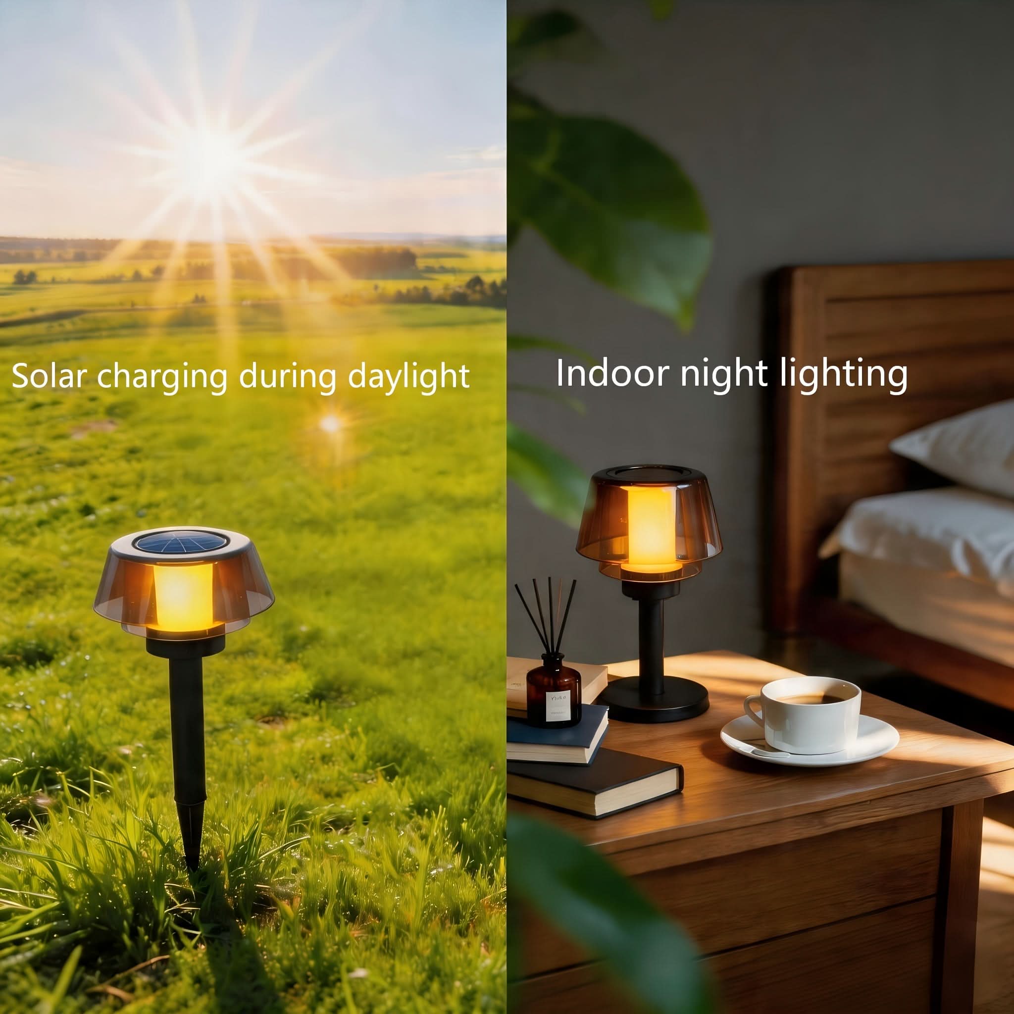 LUMINAIRE – Elegant Solar Flame Light for Outdoor Elegance