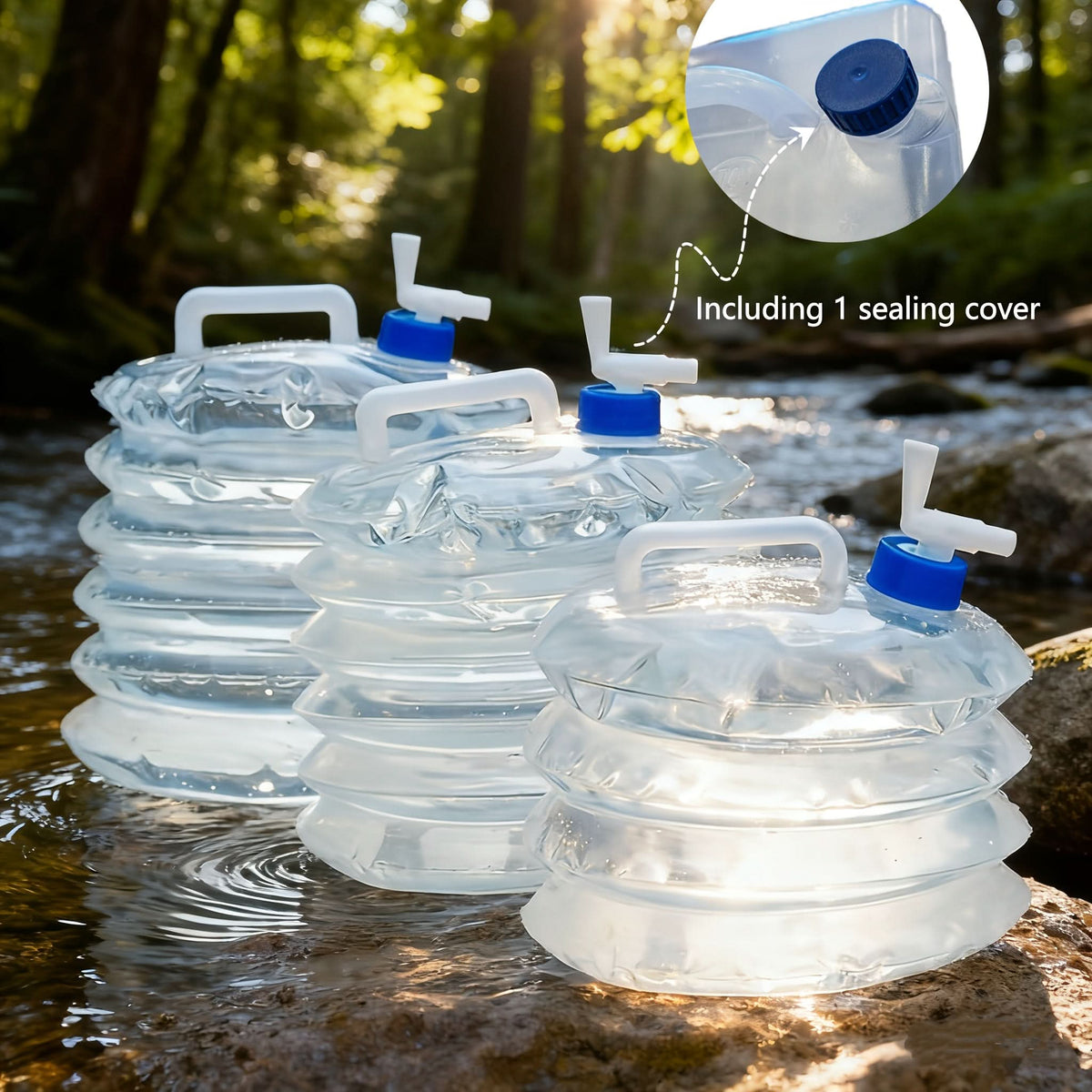 AquaNest – Collapsible Water Storage Solution for Adventures