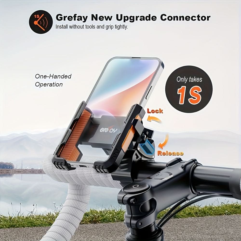 SecureView – 360-Degree Bike Phone Mount