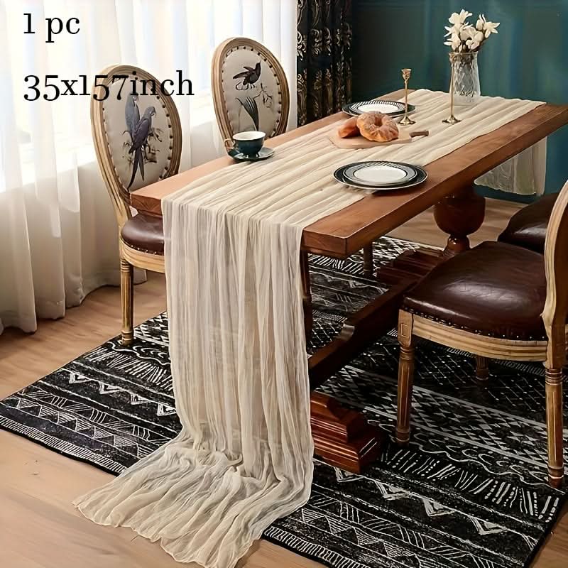 Textured Soft Table Cover for Stylish Celebrations