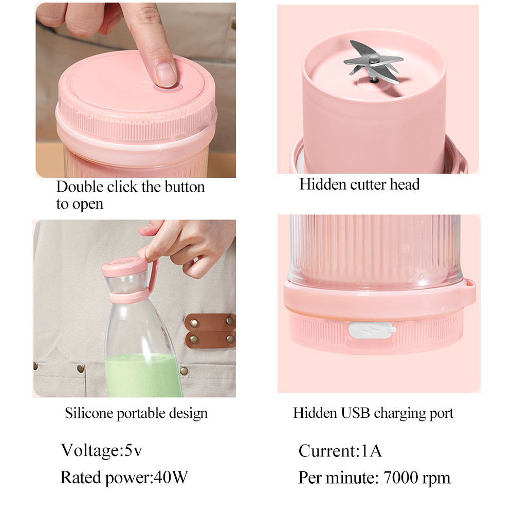 On-the-Go Smoothie Maker with Wireless Convenience