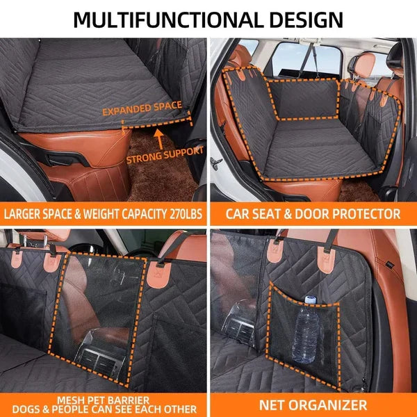 Ultimate Dog Car Seat Protector with Comfort Base