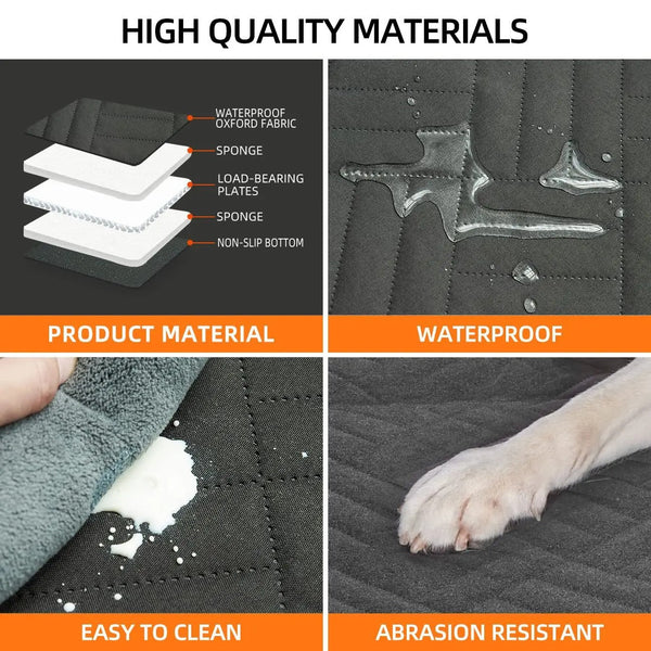 Ultimate Dog Car Seat Protector with Comfort Base