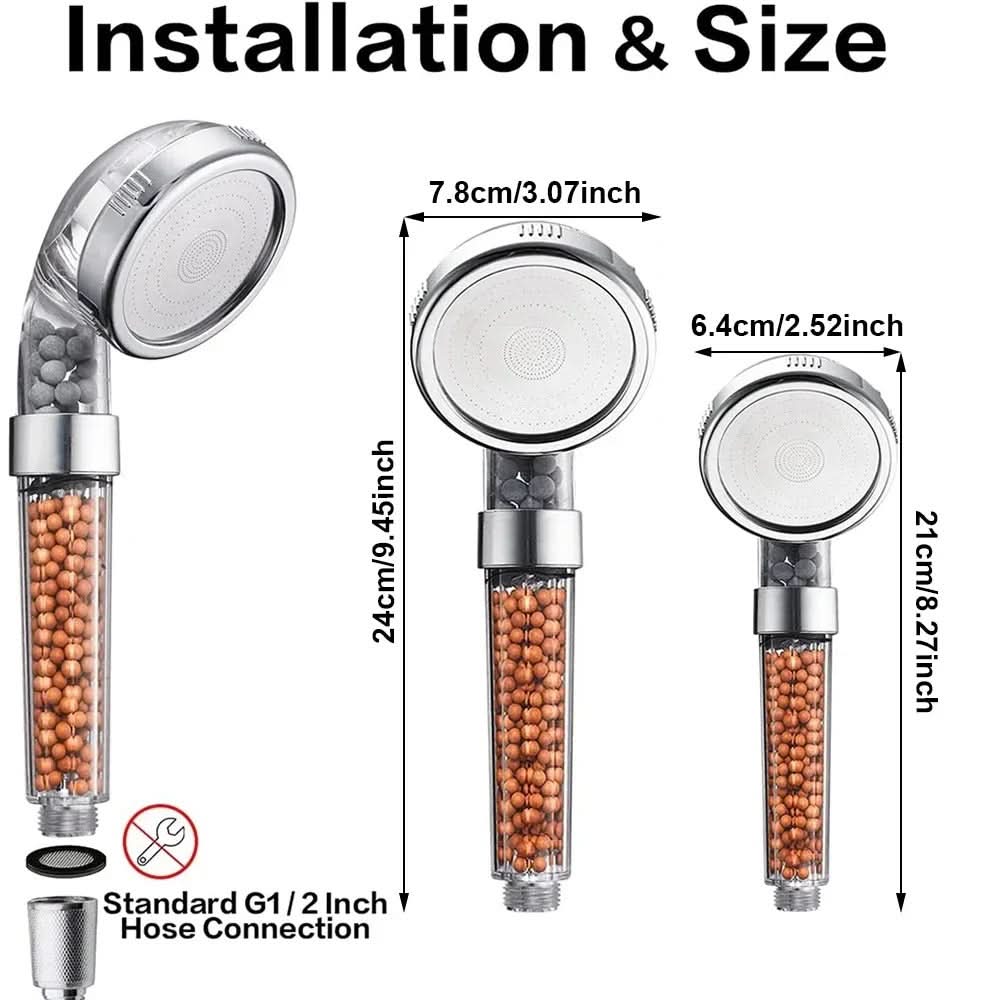 AquaRevive – Premium High-Pressure Filter Shower Head