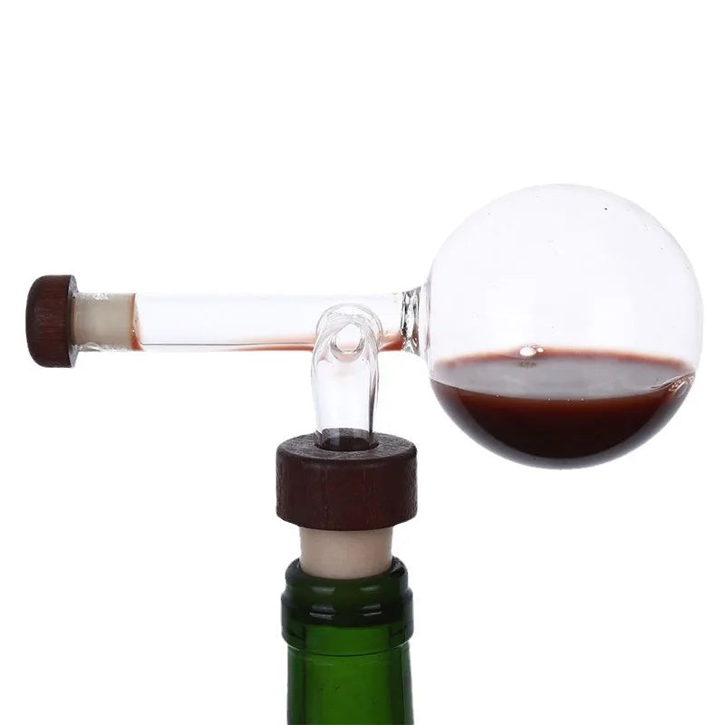 Elegant Glass Wine Aerator for Instant Flavor Enhancement