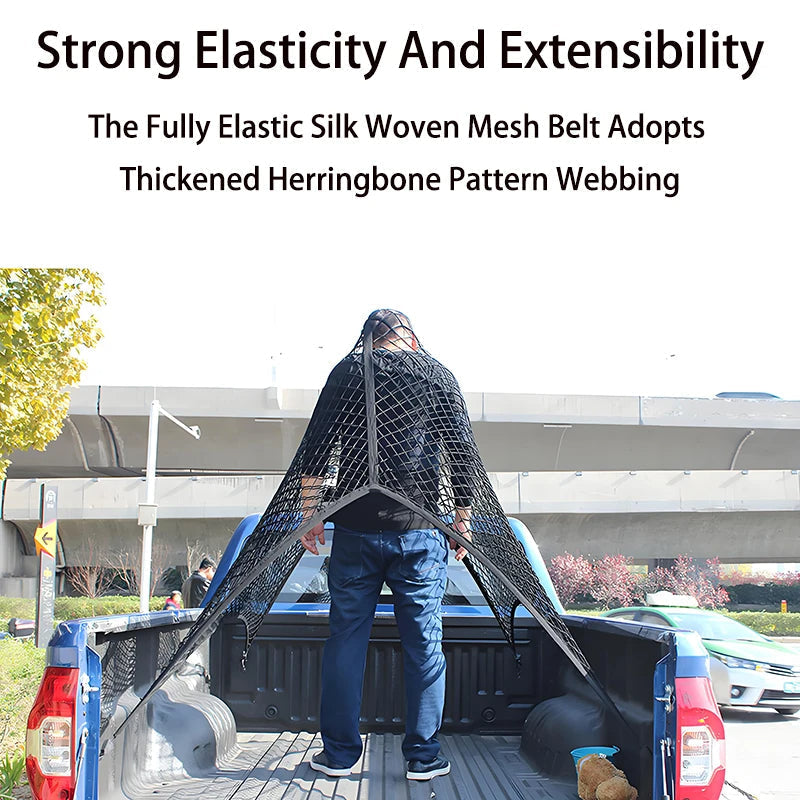 Heavy-Duty Vehicle Cargo Organizer Net