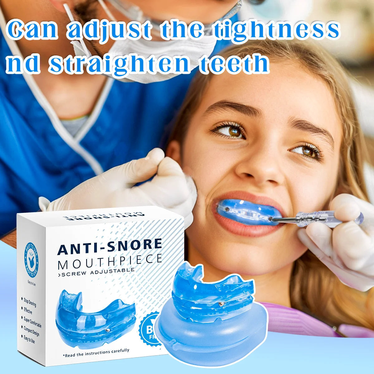 Custom Fit Anti-Snore Mouthpiece for Restful Sleep