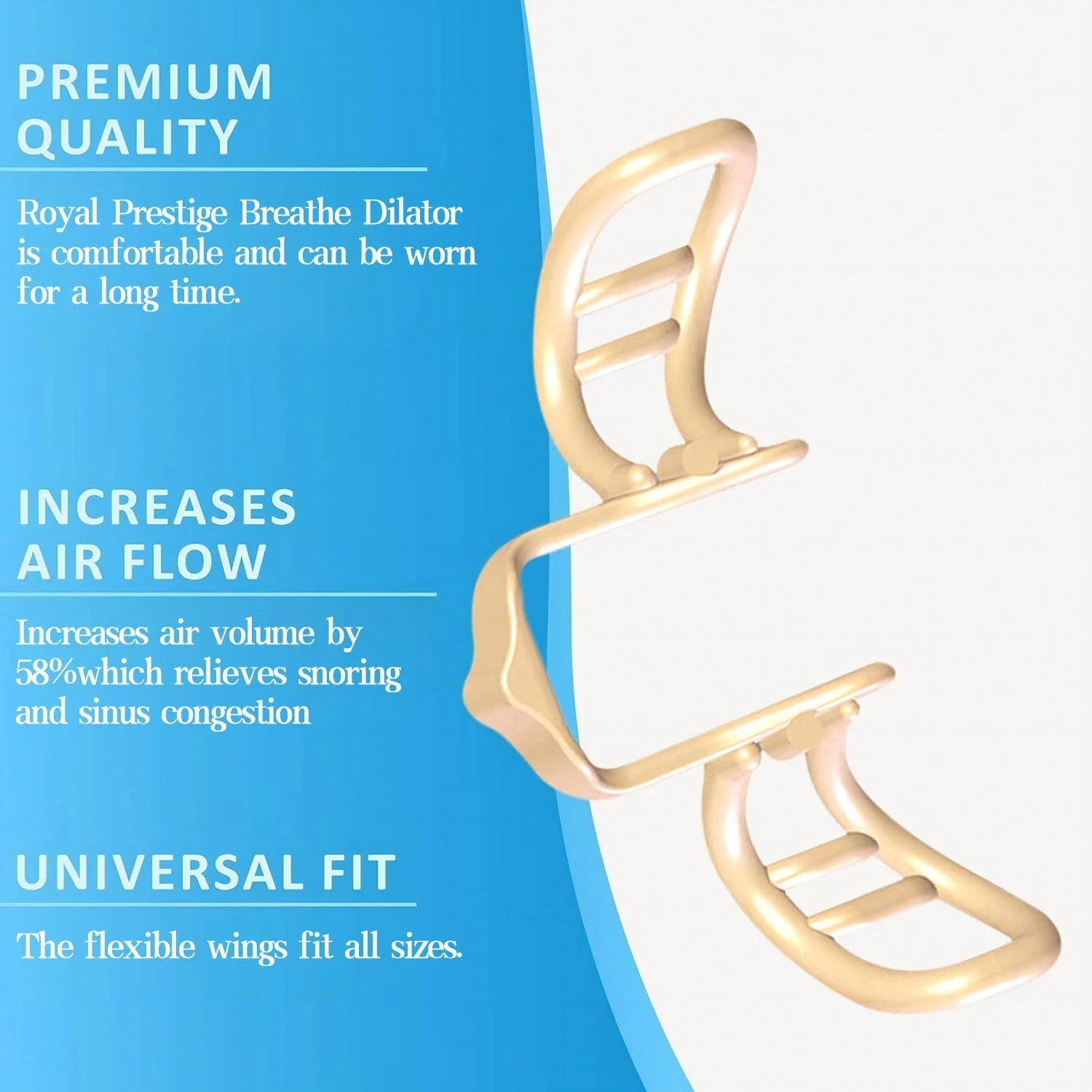 Comfortable Silicone Nasal Opener for Better Sleep
