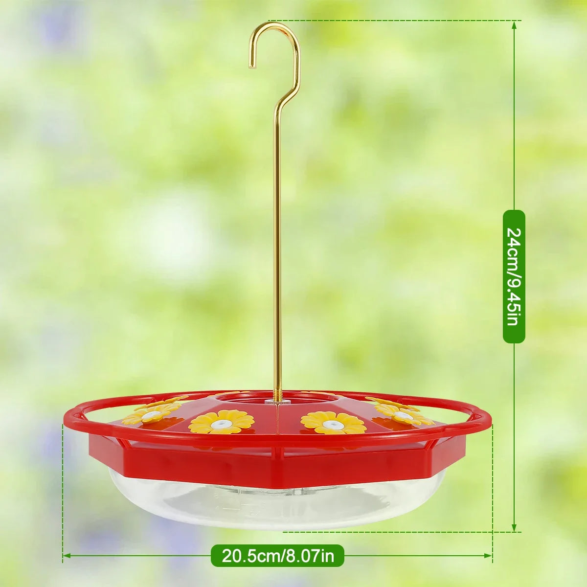 Vibrant Bloom Hummingbird Feeder