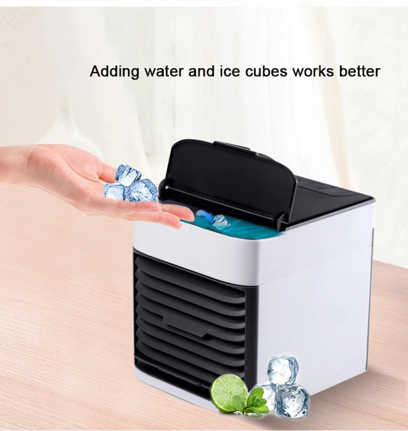 Compact USB-Powered Air Cooler for Home & Office Comfort