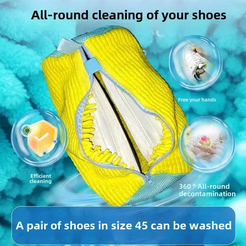 2-Pack Protective Shoe Wash Bags for Laundry Care