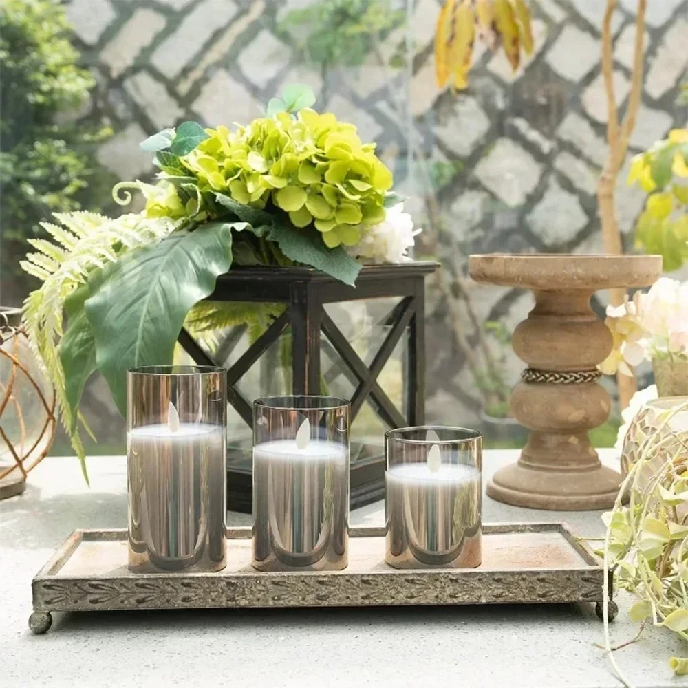 Elegant Remote-Controlled LED Candles for Ambiance