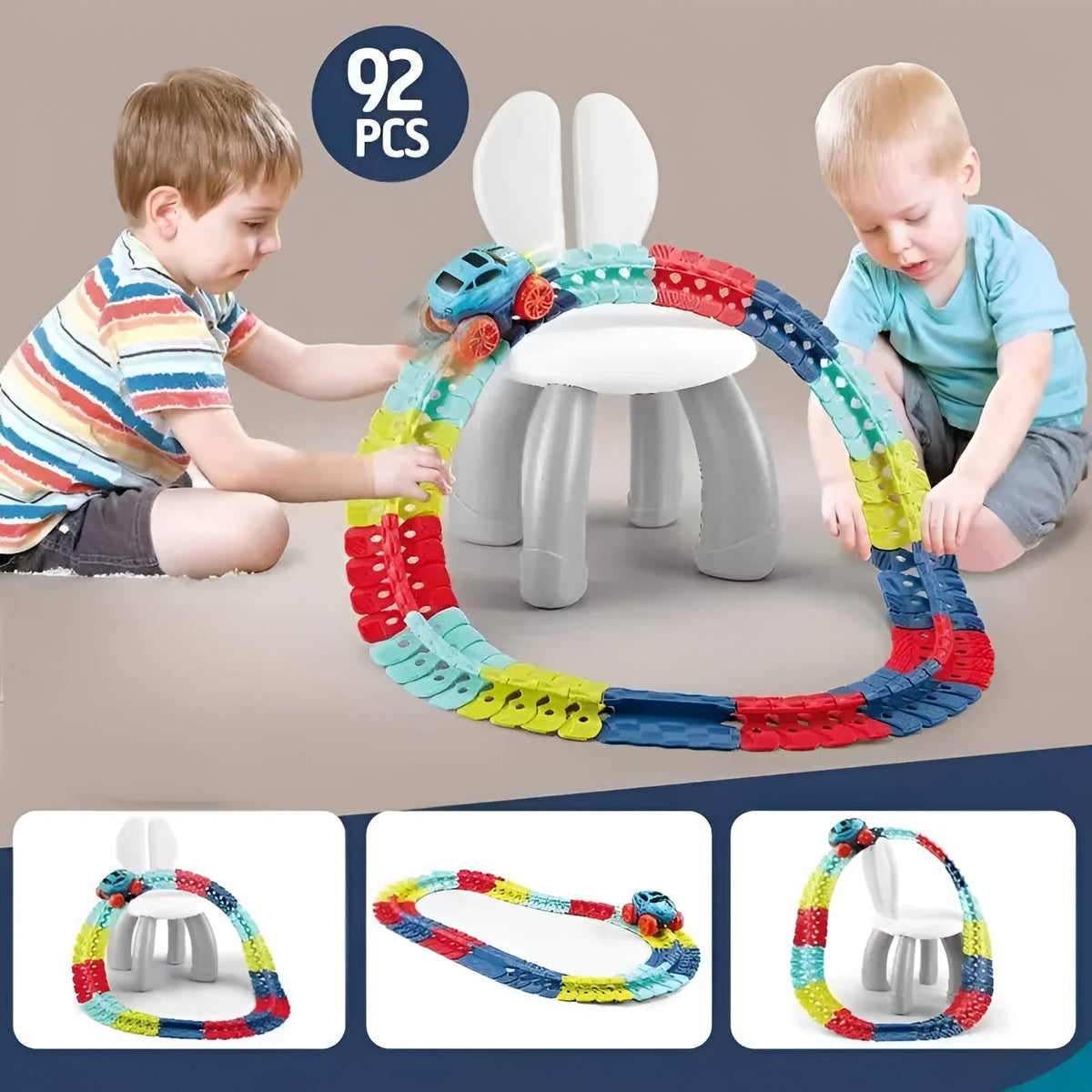 Gravity-Defying Race Circuit for Young Innovators