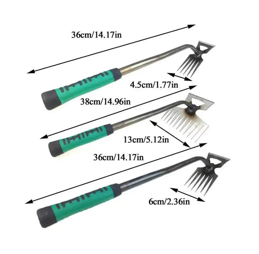 Ergonomic Multi-Use Weed Remover for Effortless Gardening