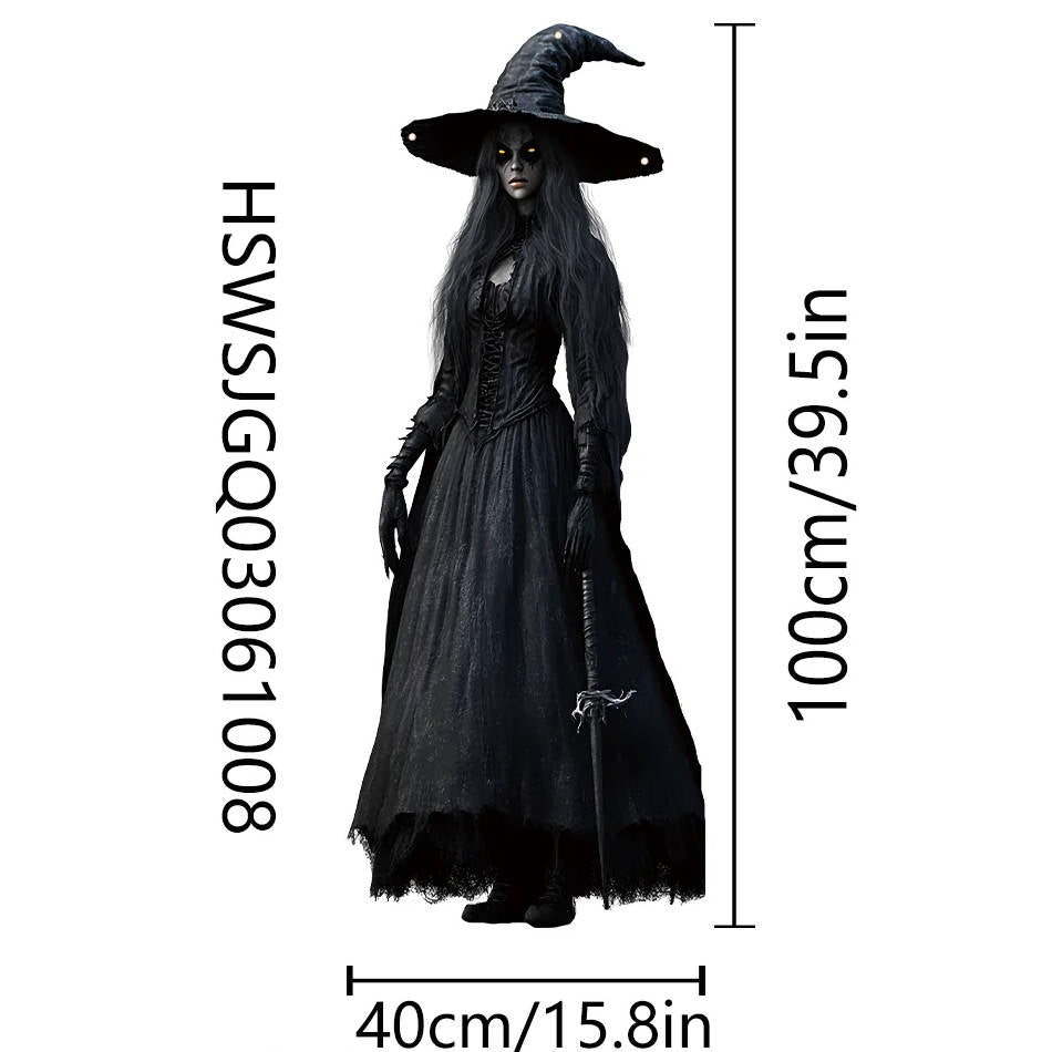Spooktacular Outdoor Halloween Bride Decoration