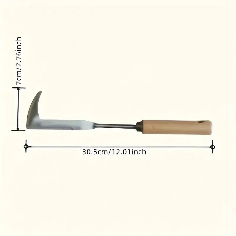 Ergonomic Weeding Tool for Tight Spaces and Brick Joints