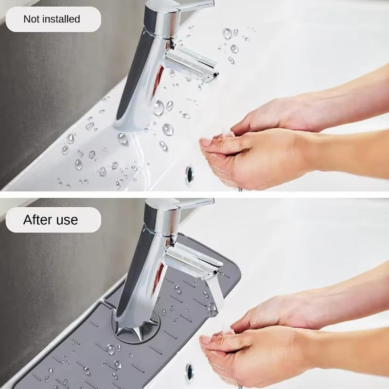 Ultimate Splash Guard for Kitchen and Bathroom Faucets