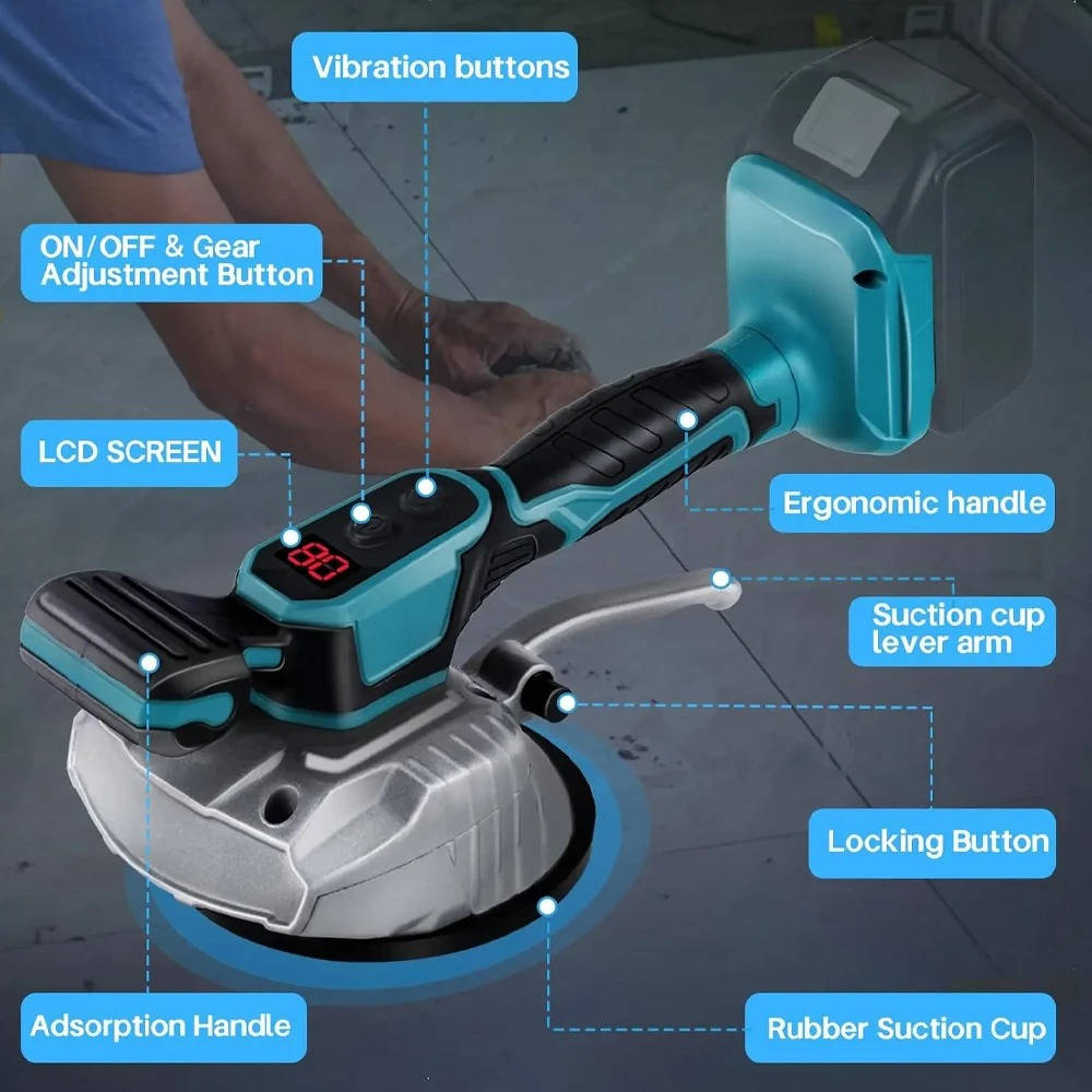 Precision Tile Lifter with Vibration Control