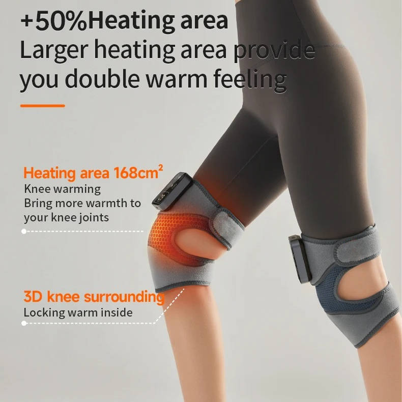 Wireless Knee Comfort Device with Soothing Heat & Vibration