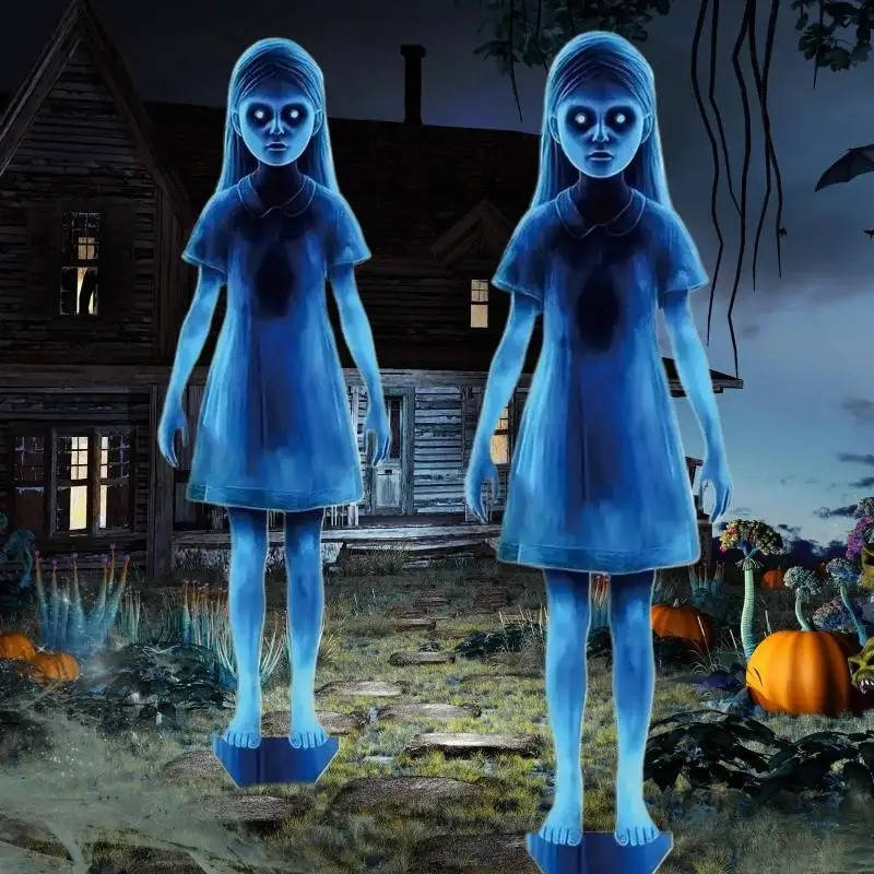 Creepy Spirit Yard Stakes for Spooktacular Halloween Decor