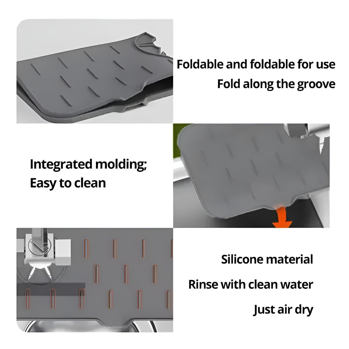Ultimate Splash Guard for Kitchen and Bathroom Faucets