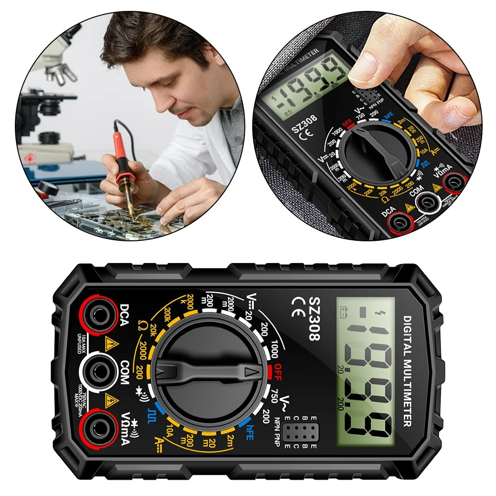 Precision Electrical Measurement Toolkit with Digital Display