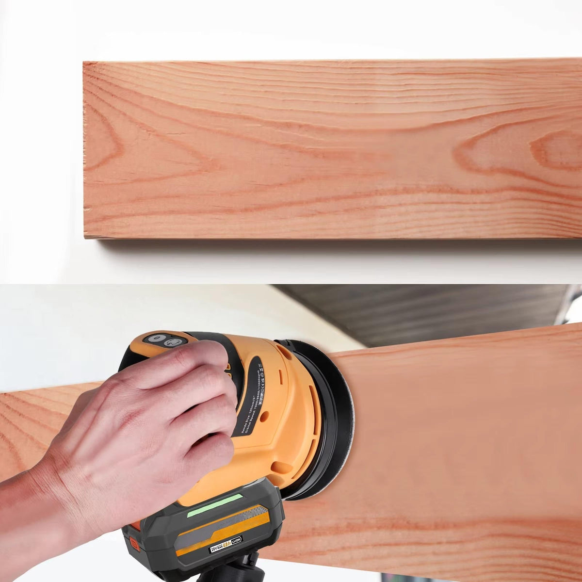 Cordless Precision Orbital Sander with Dust Management