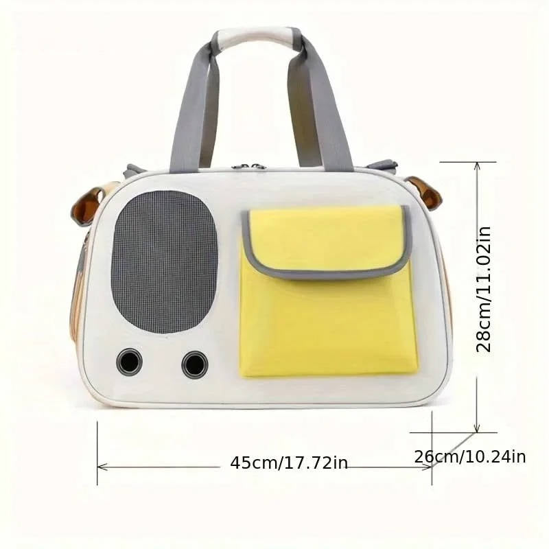Comfortable Pet Travel Carrier for Cats and Small Dogs