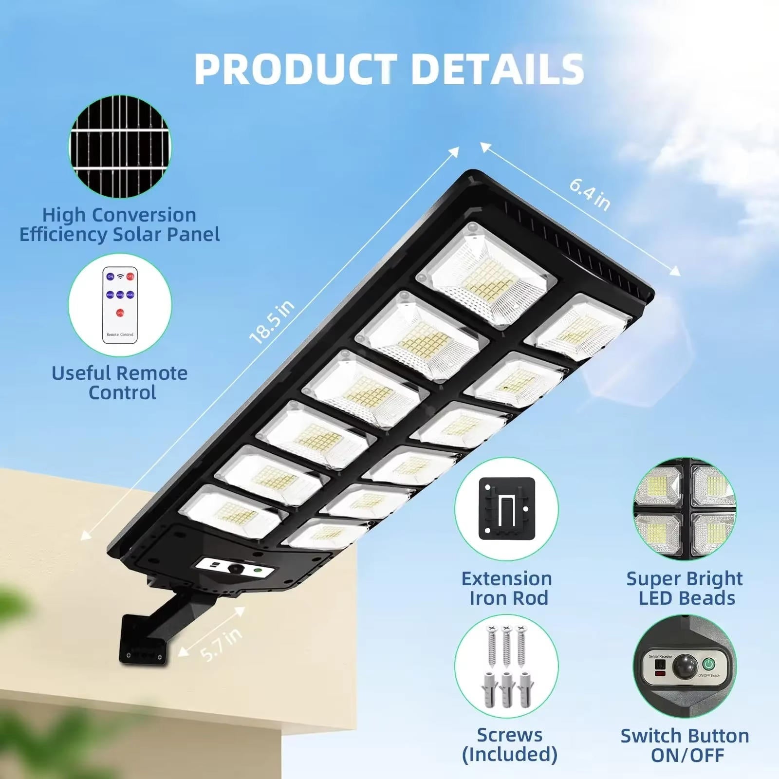 BrightGuard Solar Outdoor Lighting System
