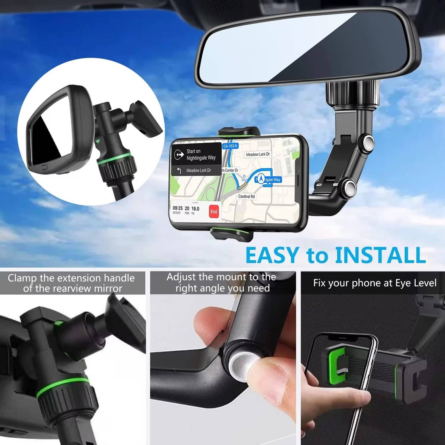 Versatile Car Phone Mount for Hands-Free Convenience