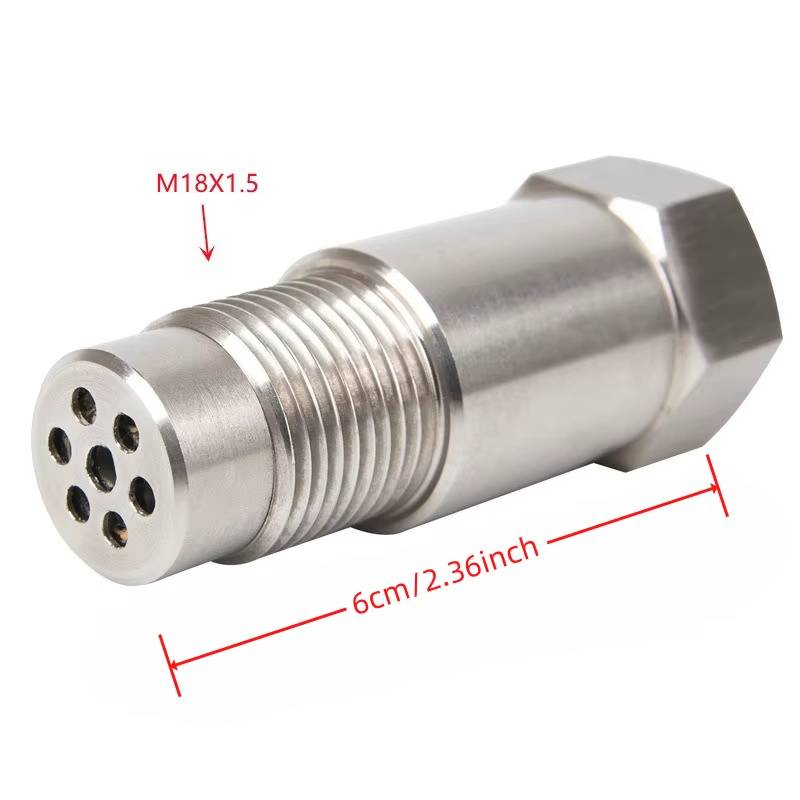 O2 Sensor Check Engine Light Fix Adapter with Compact Catalyst