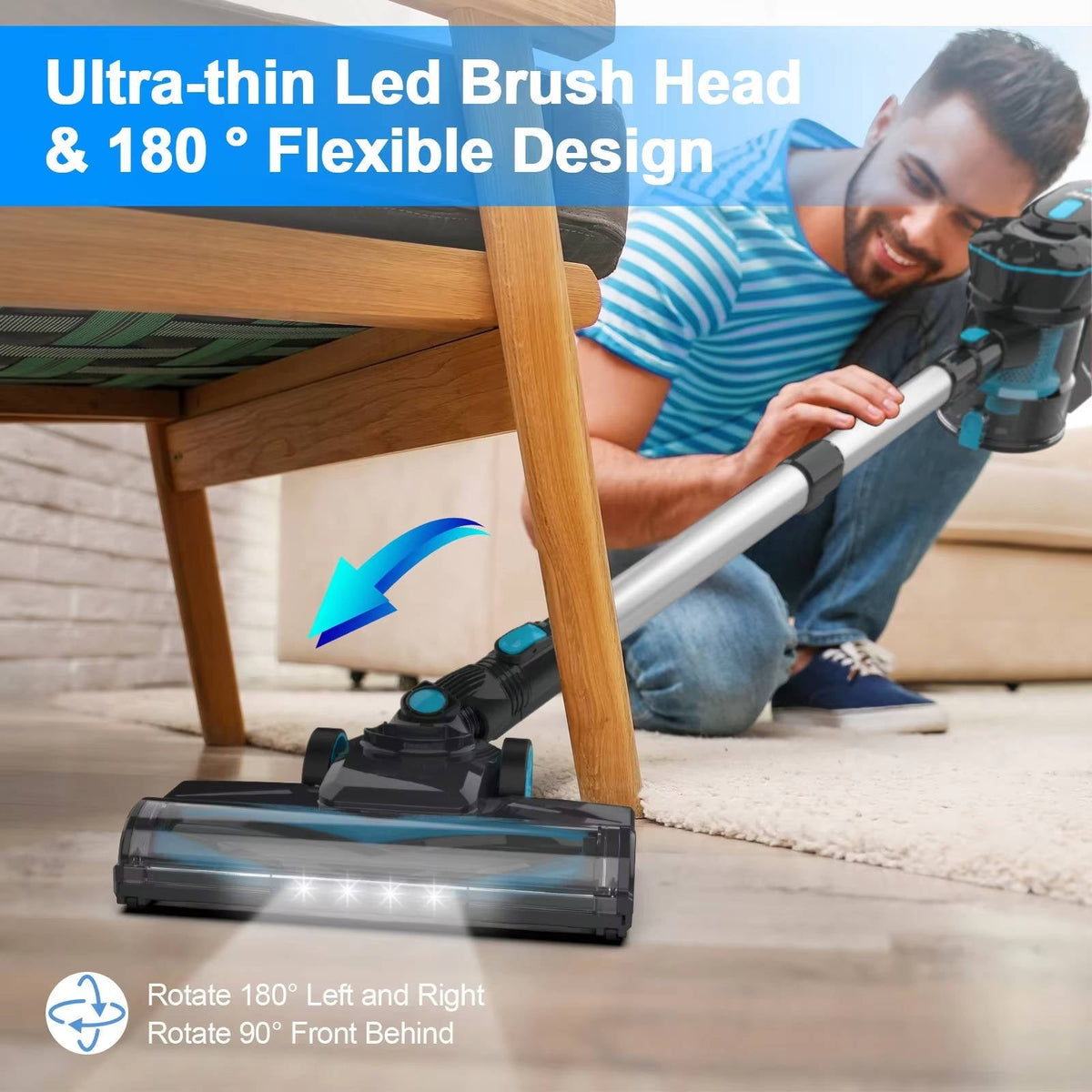 Wireless Home Cleaning Solution with Powerful Suction