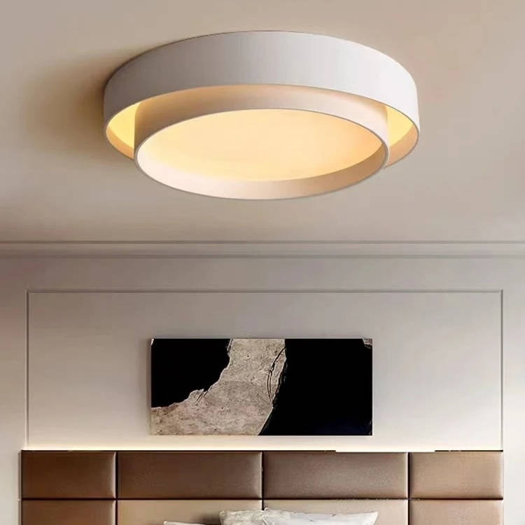 Sleek LED Ceiling Fixture for Effortless Ambiance