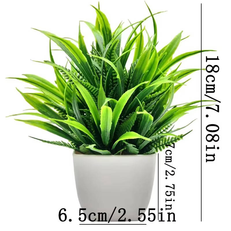 Lifelike Potted Greenery for Effortless Decor