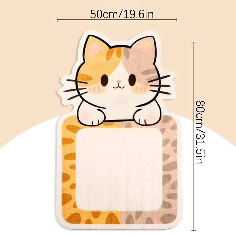 Vertical Cat Scratching Station for Wall Mounting