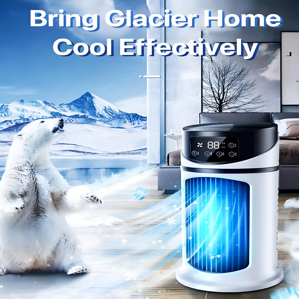 Compact Personal Air Cooler for Instant Comfort