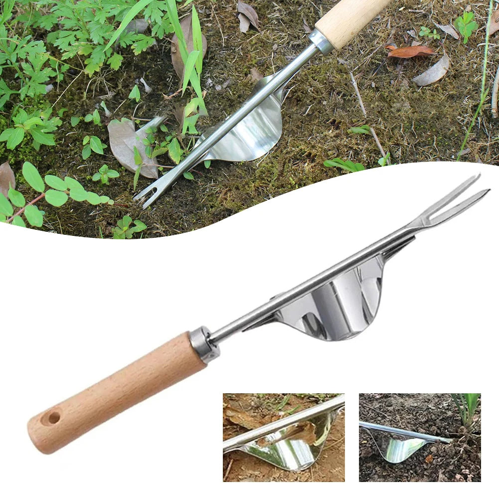 Ergonomic Deep-Root Weed Remover with Extended Handle