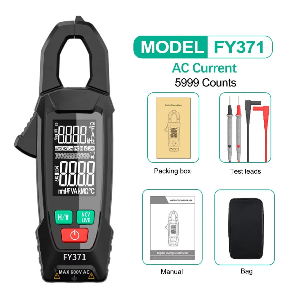 Smart Clamp Meter for AC and DC Voltage Measurement