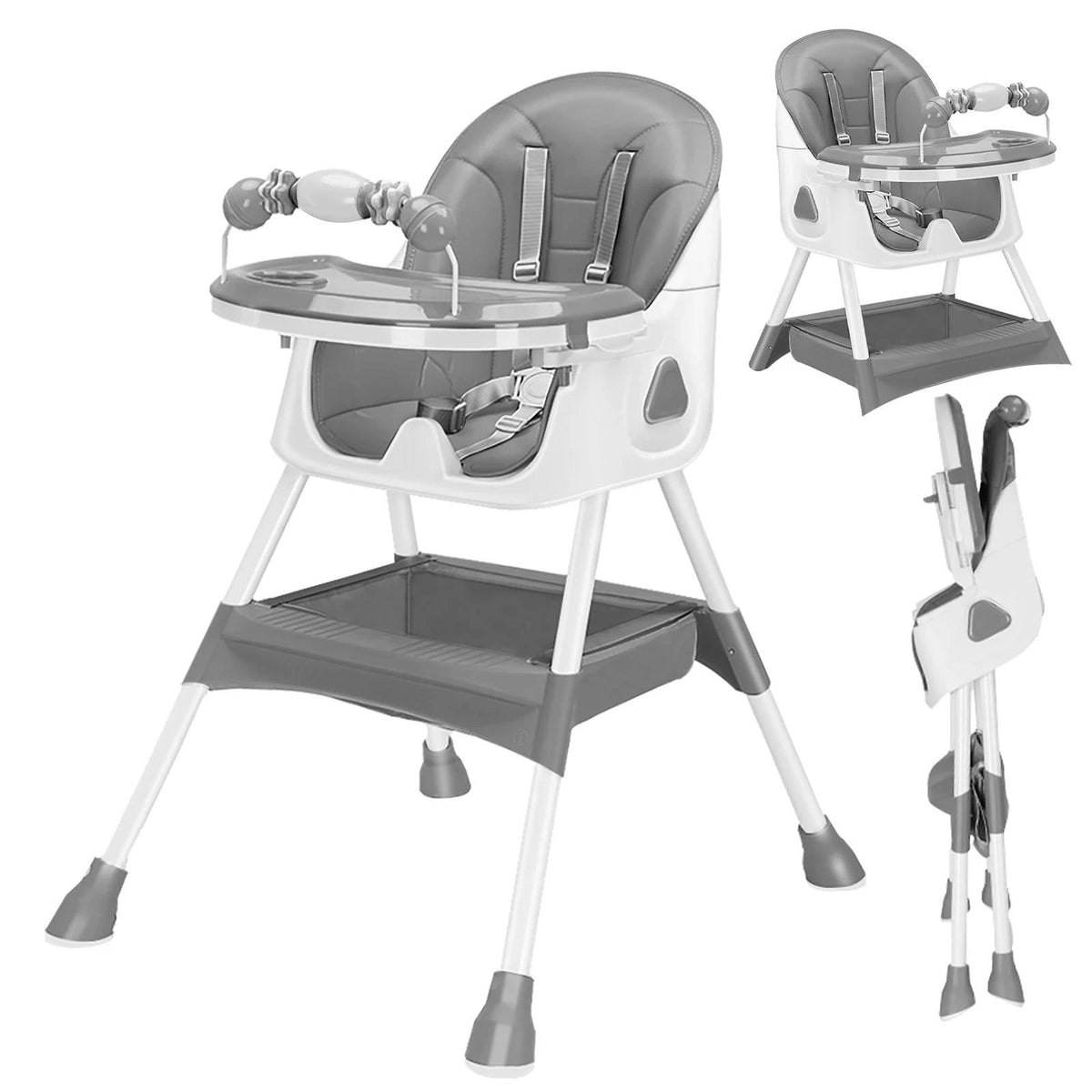 Compact Folding High Chair for Growing Toddlers