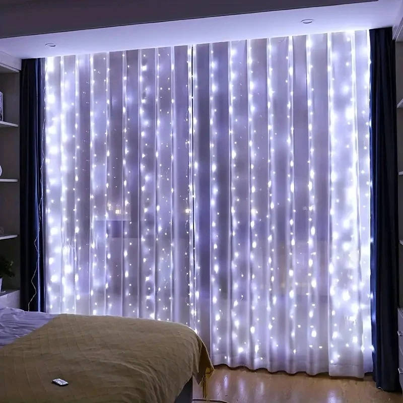 Enchanting LED String Curtains for Magical Spaces