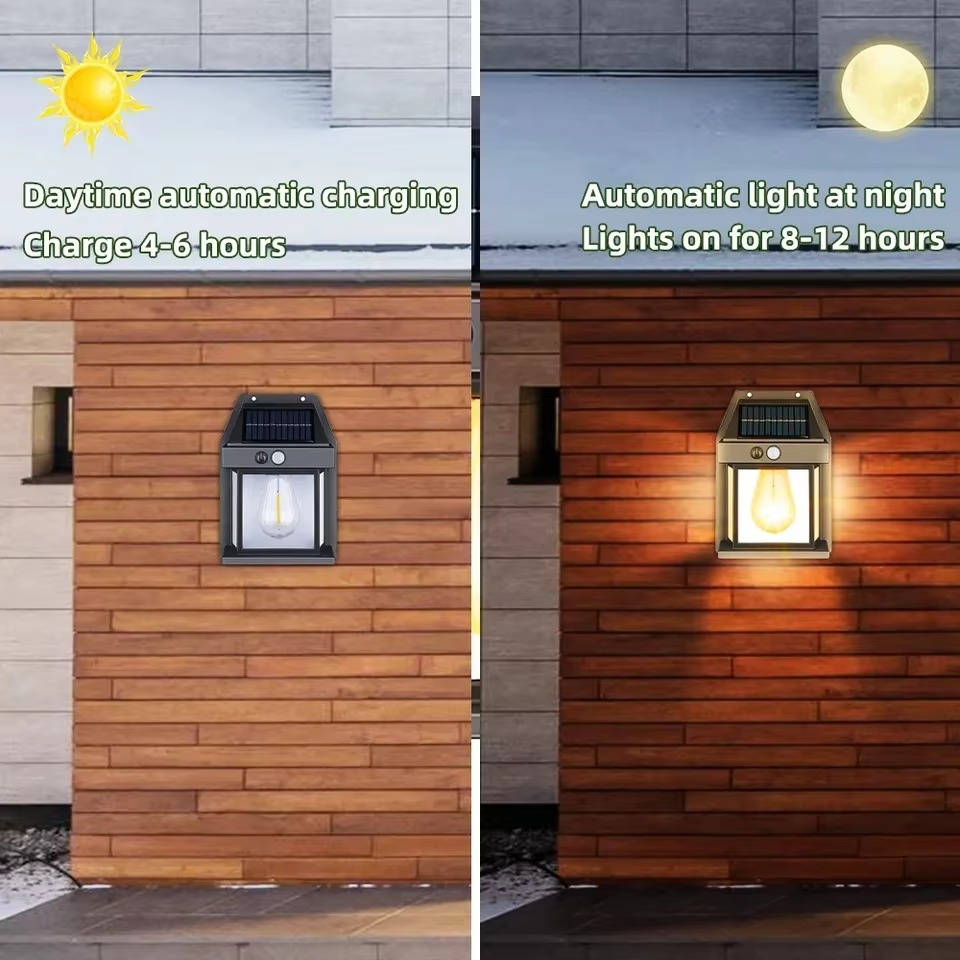 Illuminating Solar Wall Light Duo for Outdoors