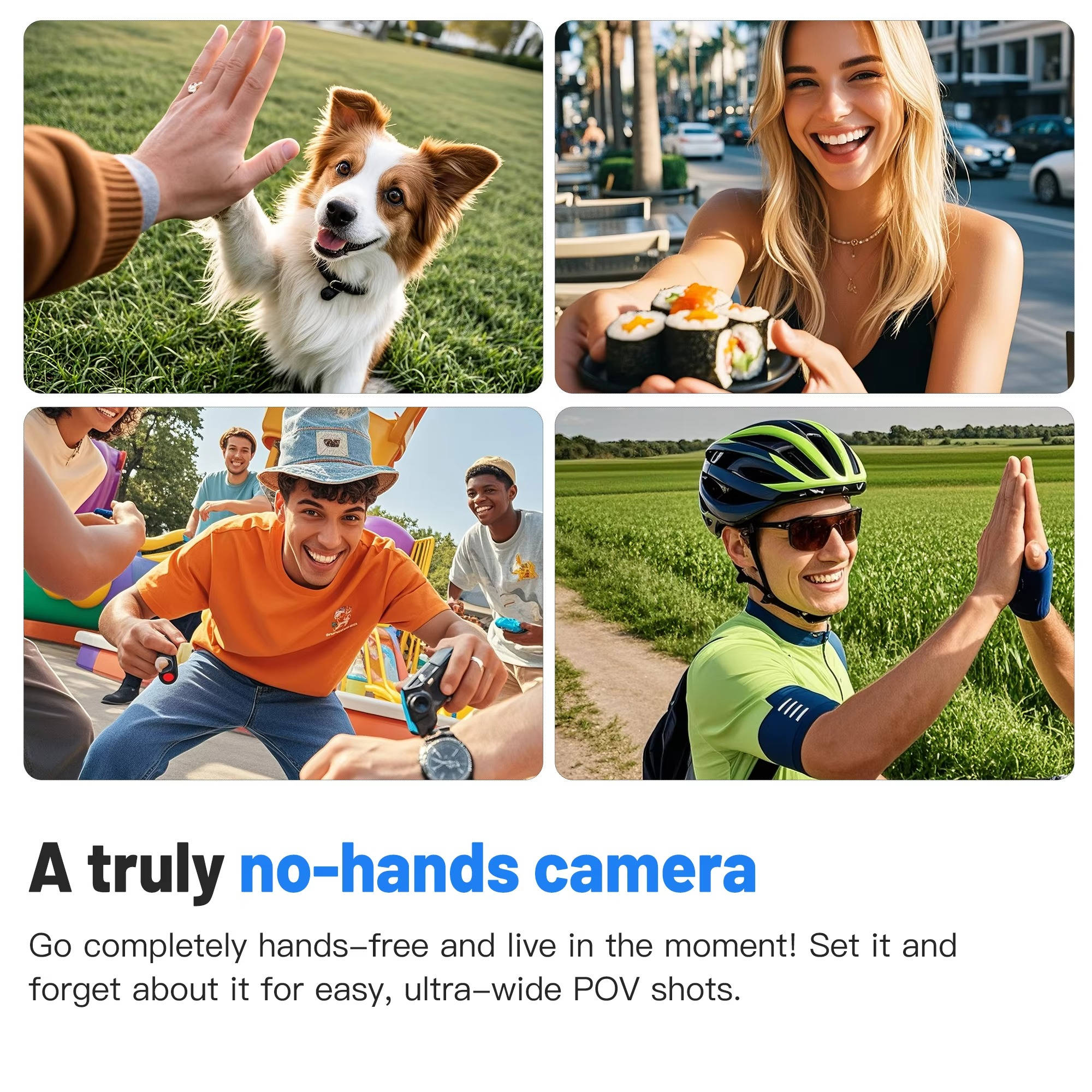 Compact 4K Adventure Camera with Magnetic Mount