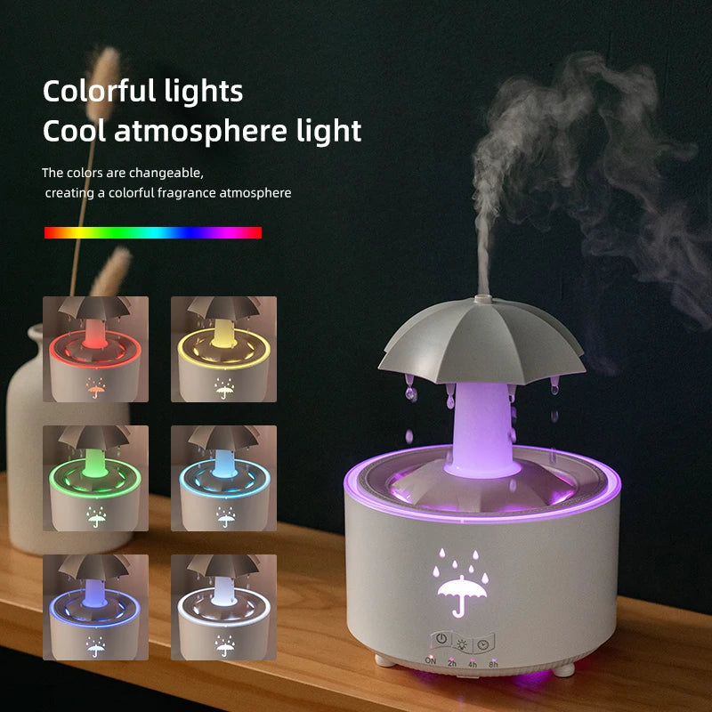Elegant Umbrella-Shaped Humidifier and Aroma Diffuser
