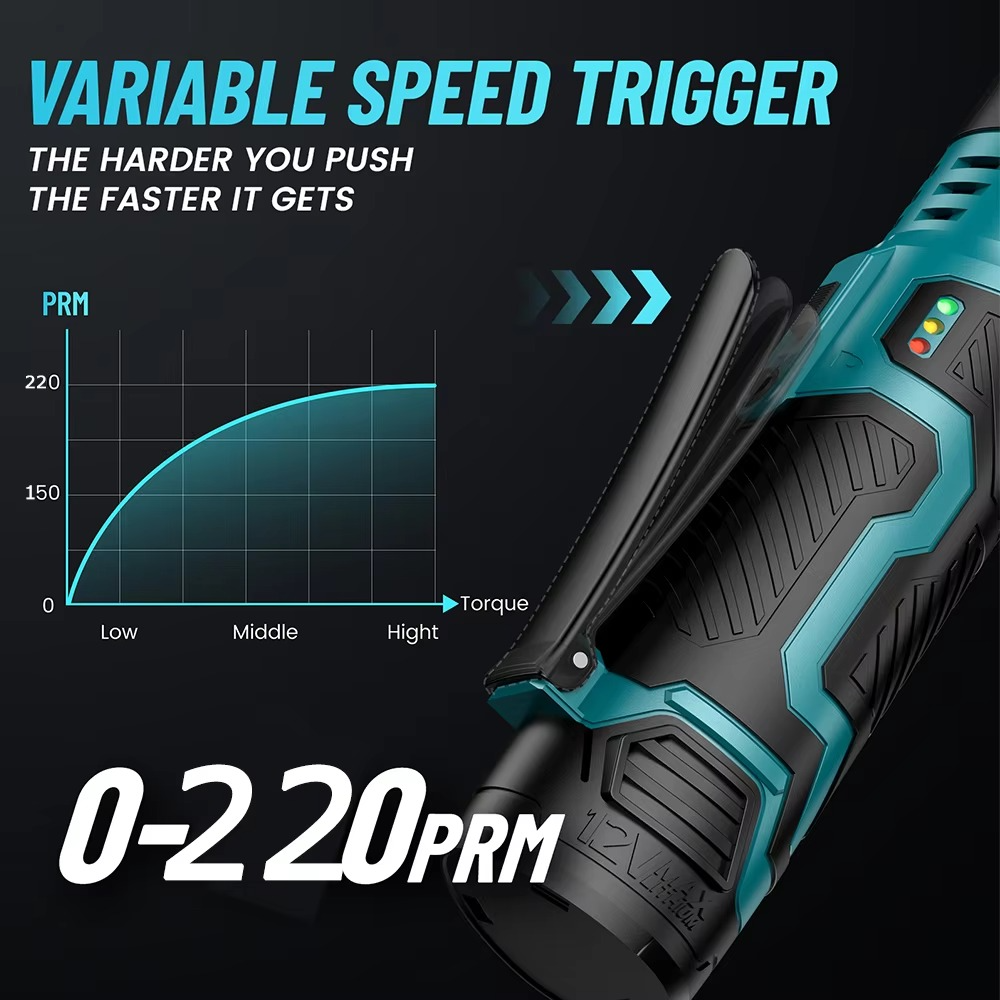 ProTorque Electric Ratchet Wrench with Extended Reach